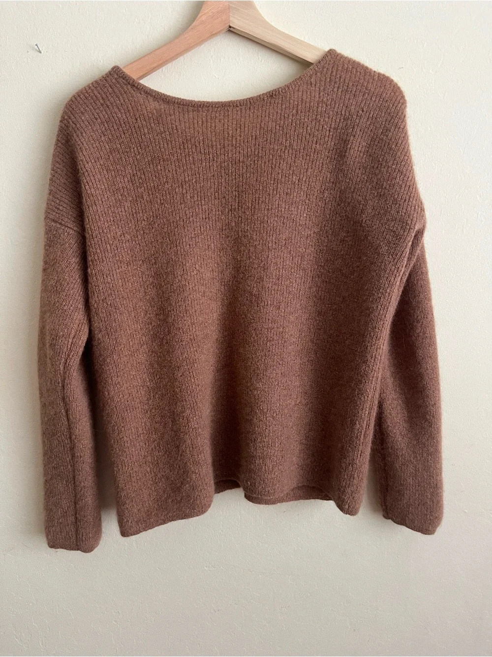 Sezane Gaspard button down cardigan in Brown - Picture 2 of 4